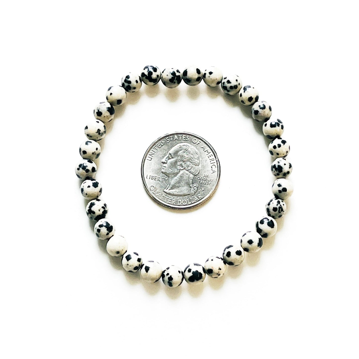 Dalmatian Jasper Bracelet 6mm