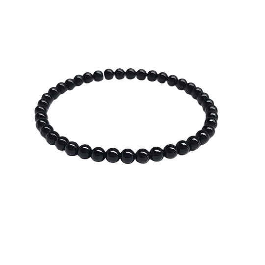 Black Obsidian Bracelet 4mm