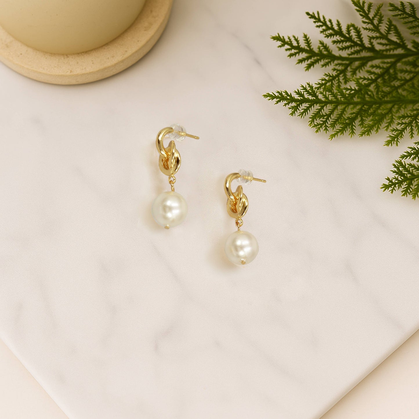 Solstice Pearl–Drop Earrings
