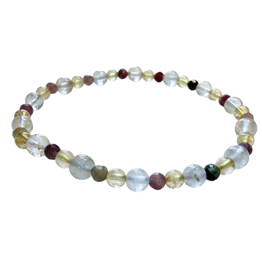 Topaz Citrine and Tourmaline Bracelet